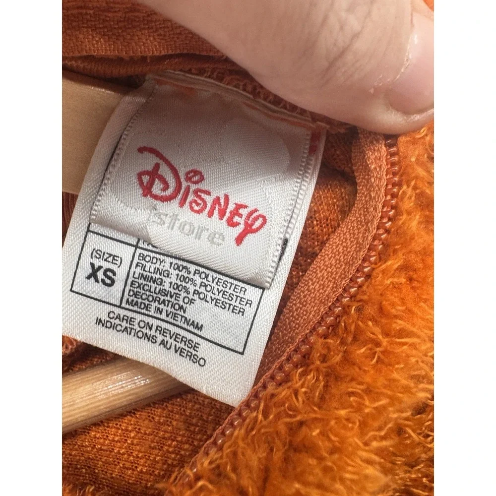 Disney Store Kids Jungle Book SHERE KHAN Tiger Halloween Costume Size XS 4-5